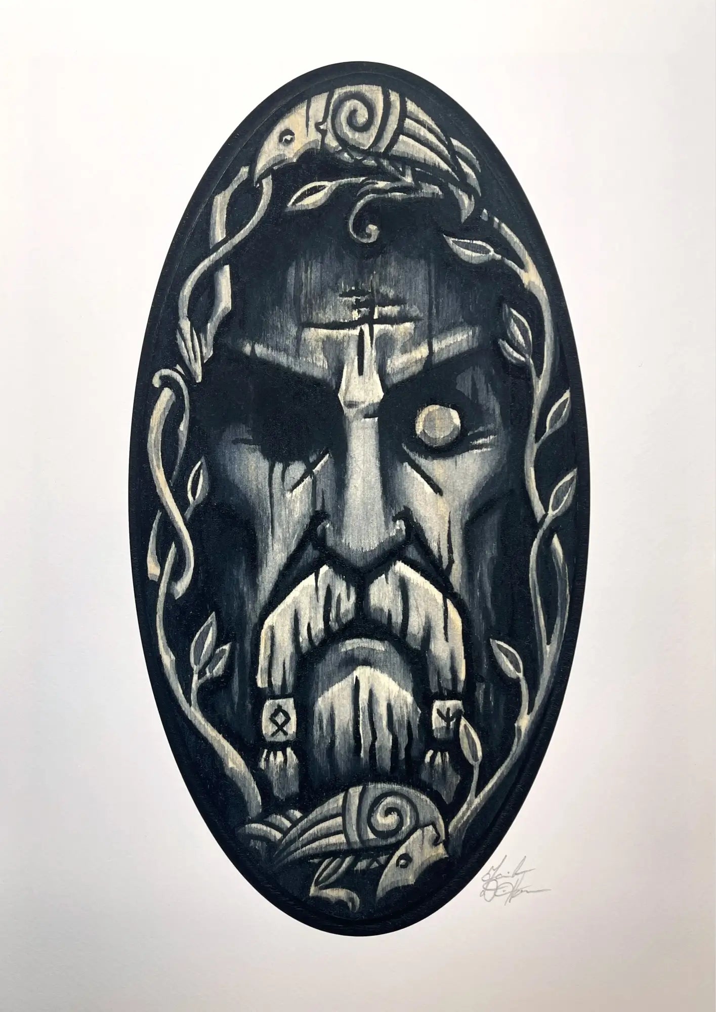 Odin (A3 Edition)-Jannicke Wiese-Hansen-Gordian Visions